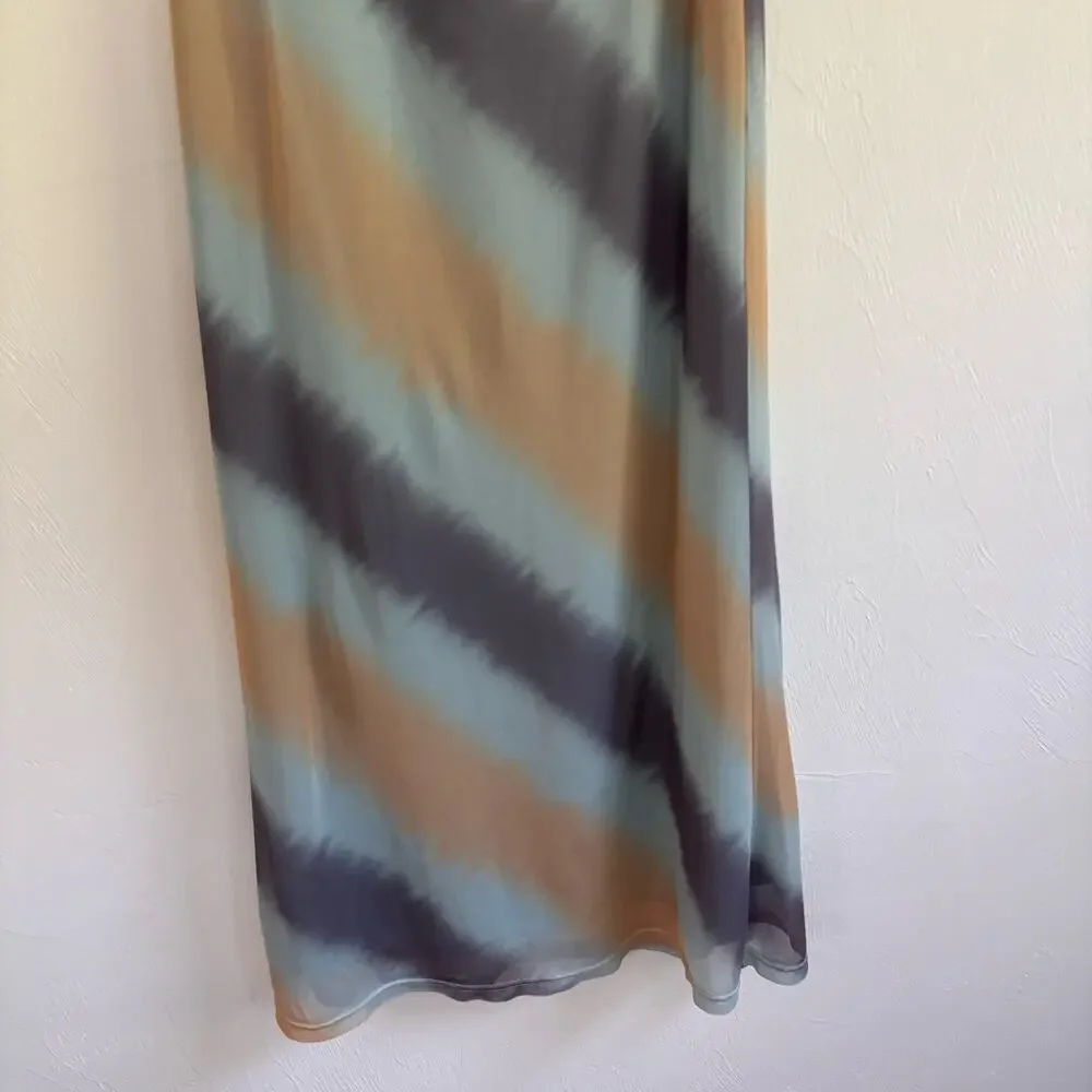 Princess Polly Celik Strapless Maxi Dress Blue Size 4 Cocktail Wedding Guest